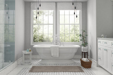 Inspiration for a modern bathroom remodel in San Francisco