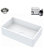 Turner 30" Farmhouse Fireclay Single Bowl Kitchen Sink, Crisp White and Care Kit