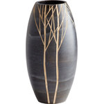 Cyan Design - Onyx Winter Vase in Black - This Vase from the Onyx Winter collection by Cyan Design will enhance your home with a perfect mix of form and function. The features include a Black finish applied by experts.