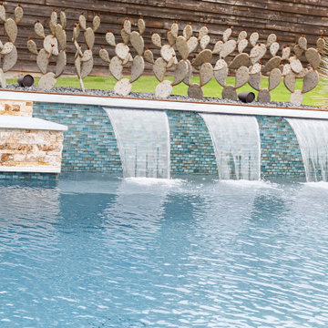 Dallas Luxury Pool & Entertainment Backyard Dallas, TX
