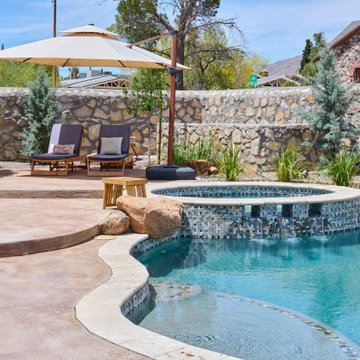 Hillside Backyard Renovation El Paso