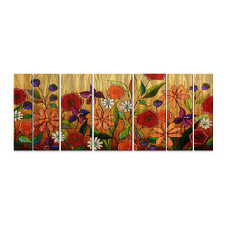 Garden Variety 7-Piece Steel Wall Art - Artwork