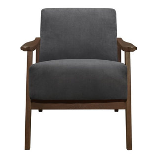 Dark Gray Lexicon Odis Fabric Accent Chair 27.5 W
