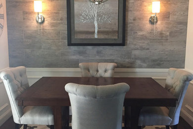 Minimalist dining room photo in Atlanta