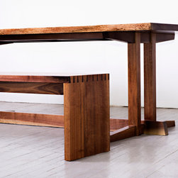 Walnut table and bench - Kitchen And Dining Furniture