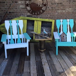 Oar-back Adirondack chair - Outdoor Decor