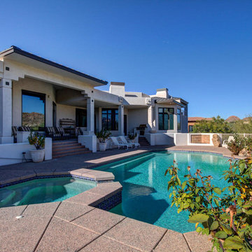 Luxury Custom Home with Resort Style Backyard on Golf Course