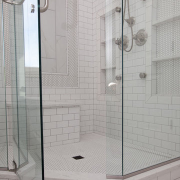 Master Bathroom Remodel from Traditional to Classic Transitional