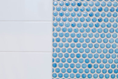 Inspiration for a modern bathroom remodel in San Diego