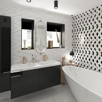 Luxury modern bathroom design in Lauderdale, London