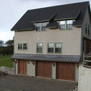 Lead coated copper roof panels and copper gutter installation