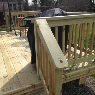 16 x 12 Pressure Treated Deck New Haven Michigan