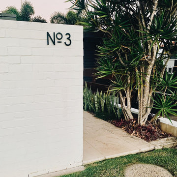 THIN MODERN House No. letters for address numbers