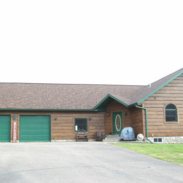 Concrete Log Siding Homes