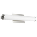 Oxygen Lighting - Tempus 19" Vanity Fixture, Polished Nickel - Stylish and bold. Make an illuminating statement with this fixture. An ideal lighting fixture for your home.