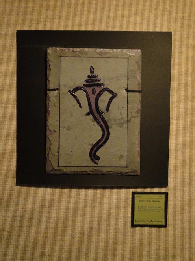 Ganesh- Symbolic Hindu Abstarct Art- Gods & Goddesses Collection