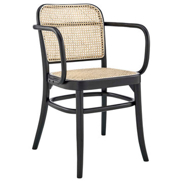 Winona Wood Dining Chair, Black