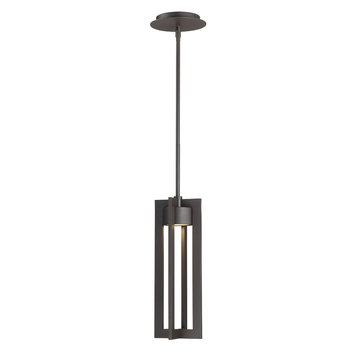 Chamber LED Outdoor Pendant in Bronze