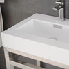 The Nova Bathroom Vanity, Stainless Steel, 24", Single Sink, Freestanding