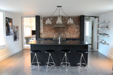Kitchen - contemporary kitchen idea in Boston