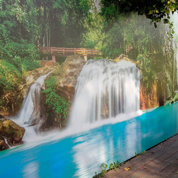 Mur trompe l'oeil