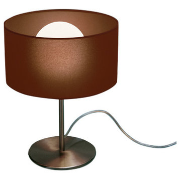 Fog Bed Side Table Lamp, Mocha