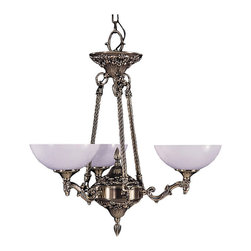 Napoleonic 3 Light Chandelier - Chandeliers