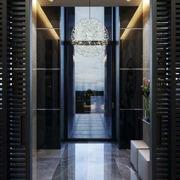 Extraordinary staircase and hall design 3dvisualisation.