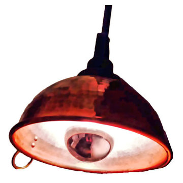 Copper French Patisserie Pastry Mixing Bowl Pendant Light Fixture
