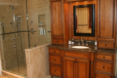 Mid-sized elegant bathroom photo in Other