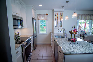 Example of a kitchen design in New York