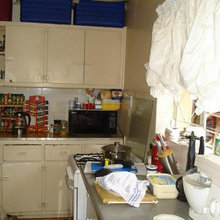 CROSS KITCHEN BEFORE AND AFTER - DESIGNER : CLIVE JONES