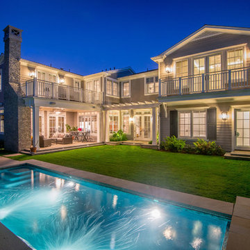 Traditional Cape Cod Custom Home on a Corner Lot