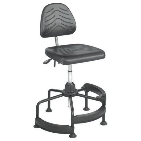 Scranton & Co Deluxe Drafting Chair in Dark Gray