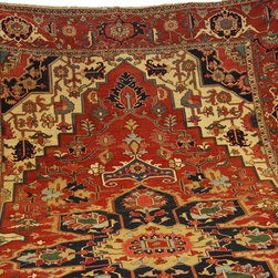 Restoration of this antique country home Persian large carpet. - Floor Rugs