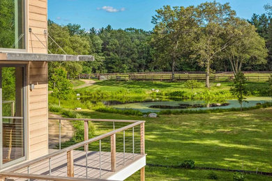 Inspiration for a modern landscaping in Boston.
