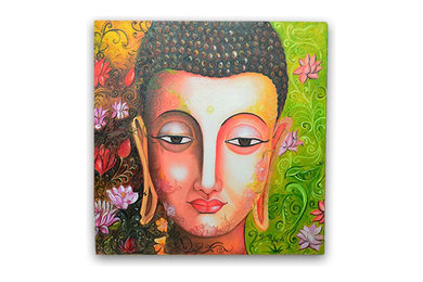 Enlighting Buddha Painting