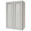 Sunny Wood RLW2436-A Riley 24"W x 36"H Double Door Wall Cabinet - White
