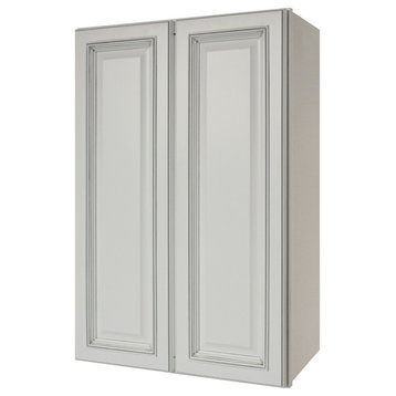 Sunny Wood RLW2436-A Riley 24"W x 36"H Double Door Wall Cabinet - White