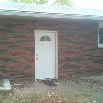 Brick Garage Rebuild  After