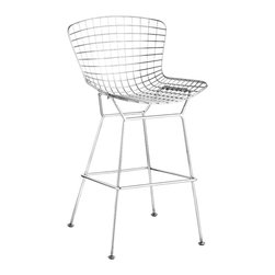 Wire Bar Stool by Zuo Modern - Bar Stools And Counter Stools