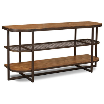 Market Loft Industrial Style 65 Degrees Media Stand/Multi Use Console