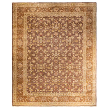 Eclectic, One-of-a-Kind Hand-Knotted Area Rug Brown, 12' 0 x 14' 10