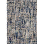 Palmetto Living by Orian - Palmetto Living by Orian Cotton Tail Cross Thatch Gray Area Rug, 5'3"x7'6" - Simple striations of taupe, off white and navy criss-cross the grey canvas of the Cross Thatch area rug. Use this easy pattern in rooms that call for less ornamental centerpieces - as the neutral tones are easy to mix and tolerate wear well.