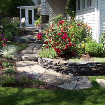 Landscape design: before and after