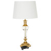 Glam Gold Glass Table Lamp 83839