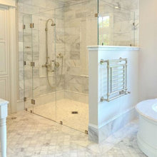 standing shower