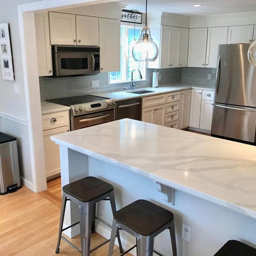 Quartz Installation Luccia Calacatta
