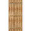 26 7/8"Wx60"H, Five 5 3/8" Boards, Rough Cedar Joined BnB Shutters, Pair