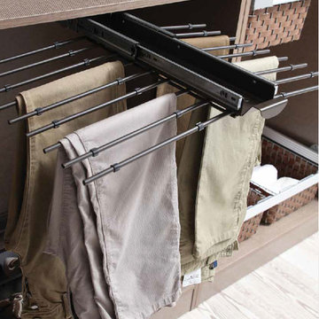 Closet Storage Elite Style pants rack soft close